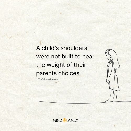A childs shoulders were not