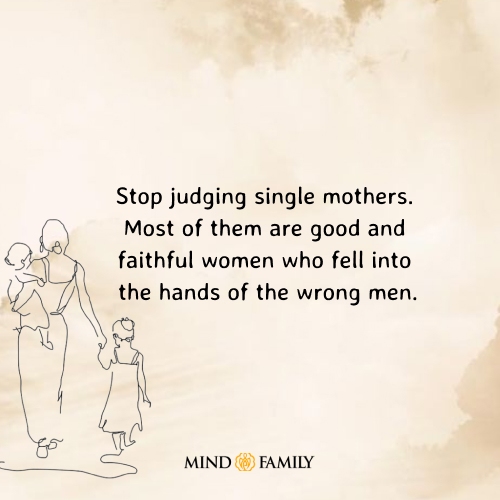Stop judging single mothers