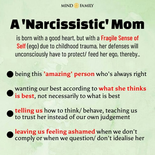 A ‘narcissistic’ Mom Is Born With A Good Heart