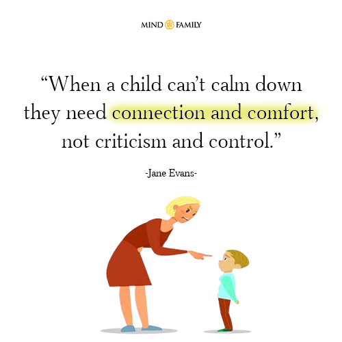 “When a child can't calm down
