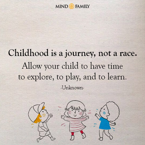 Childhood is a journey