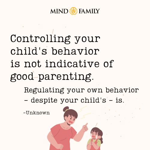 Controlling your child's behavior