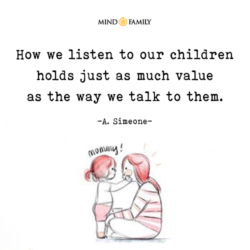 How We Listen To Our Children