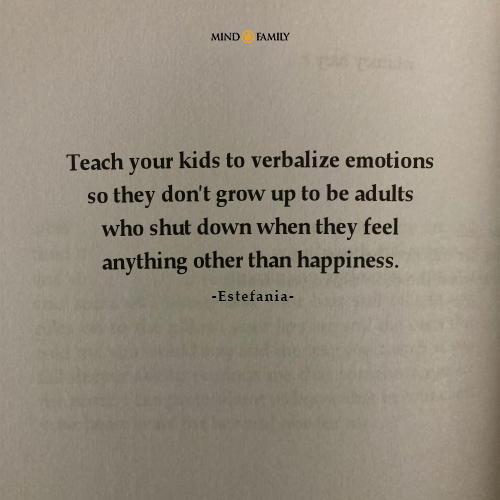 Teach Your Kids To Verbalize Emotions