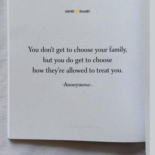 You Dont Get To Choose Your Family