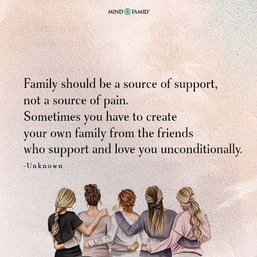 Family Should Be A Source Of Support
