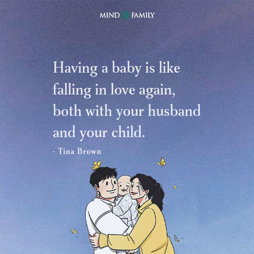 Having A Baby Is Like Falling In Love Again