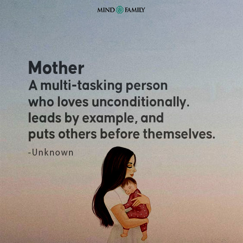 Mother A Multi-tasking Person