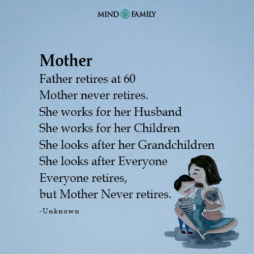 Mother Never Retires