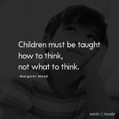 Children Must Be Taught How To Think