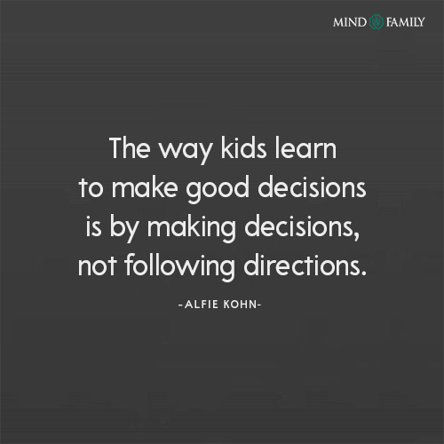 The Way Kids Learn To Make Good Decisions