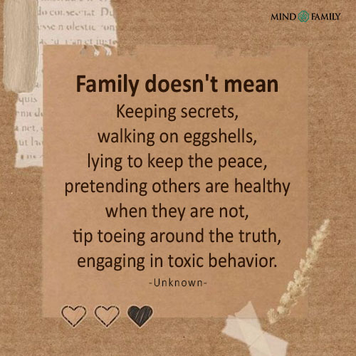 Family Doesnt Mean Keeping Secrets