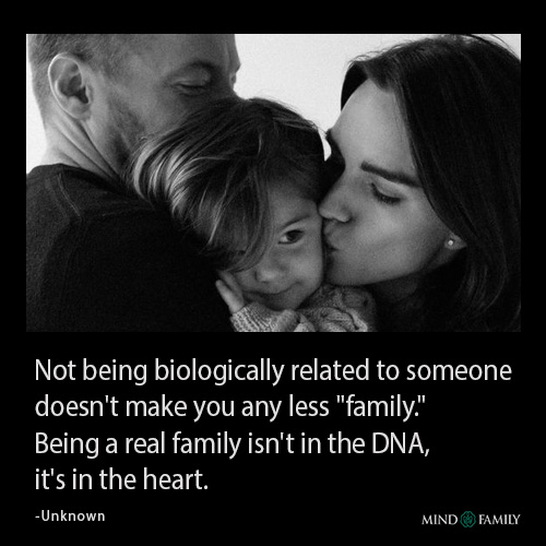 Not Being Biologically Related To Someone