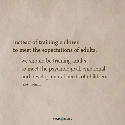 Instead Of Training Children To Meet