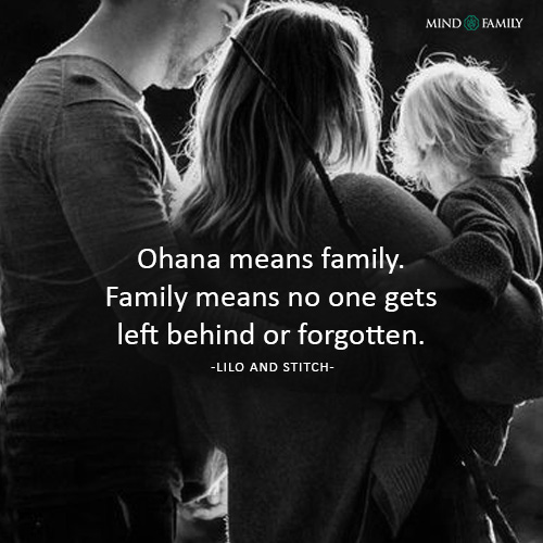 Ohana Means Family - Lilo And Stitch Quotes, Family Quotes