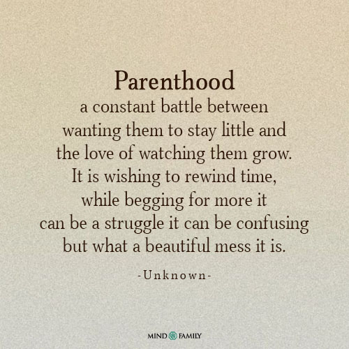 Parenthood A Constant Battle