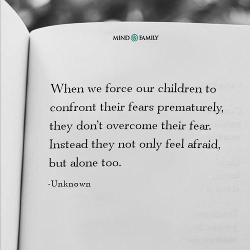 When We Force Our Children To Confront