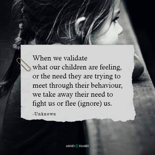 When we validate what our children are feeling