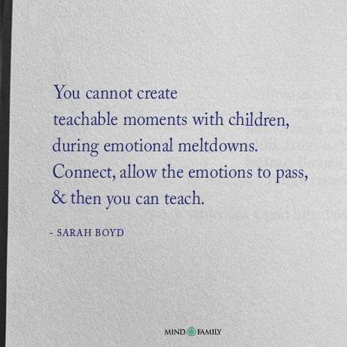 You Cannot Create Teachable Moments