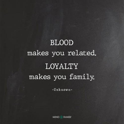 Blood Makes You Related