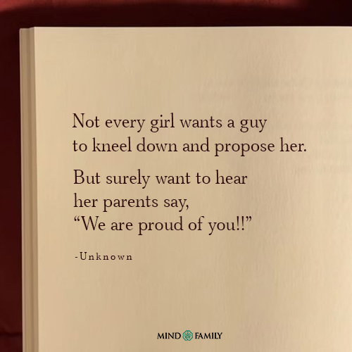 Not Every Girl Wants A Guy To Kneel Down