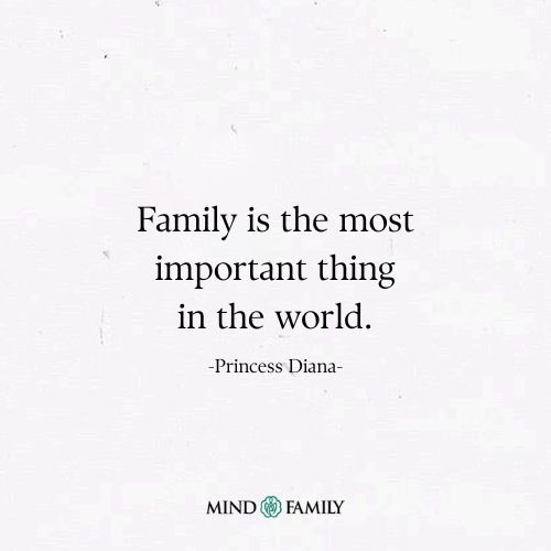 Family Is the Most Important Thing in the World