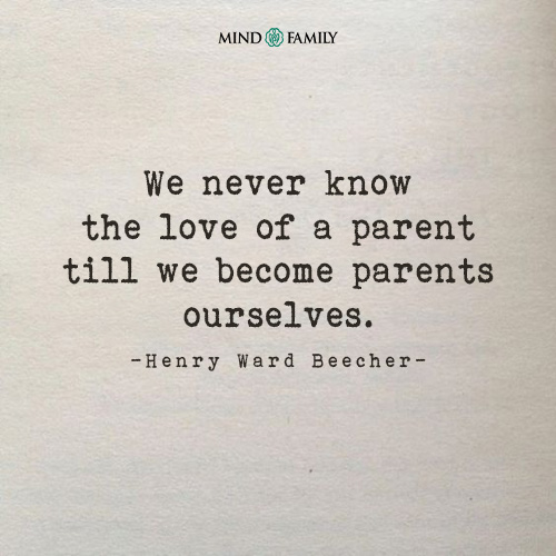 We Never Know The Love Of – Family