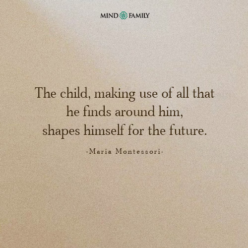 The Child Making Use Of – Montessori