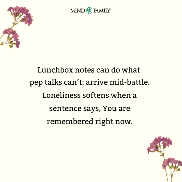 Lunchbox notes can do what – Micro-Connection Thought