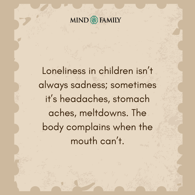 Loneliness in children isn’t always – Misdiagnosis Thought