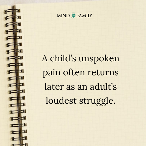 Silence In Childhood Becomes Noise In Adulthood – Mental Health