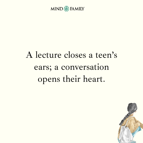 Conversations Build More Than Lectures – Teen Parenting Mental Health