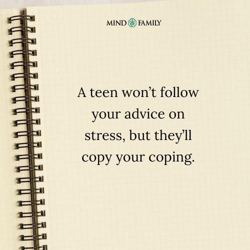 Teens Copy Parents’ Coping More Than Their Advice – Parenting