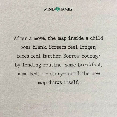 After a move, the map – Transition Loneliness Thought