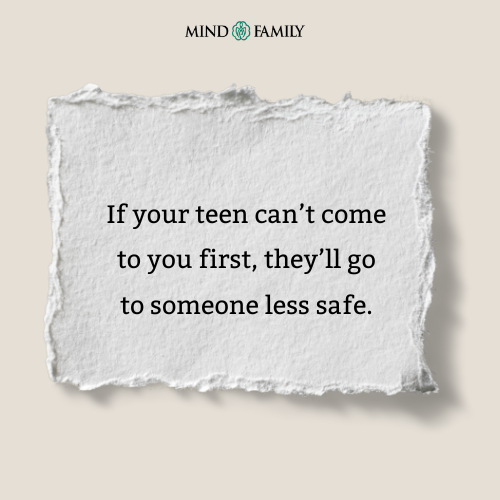 Parents Should Be The First Safe Space – Teen Parenting Mental Health