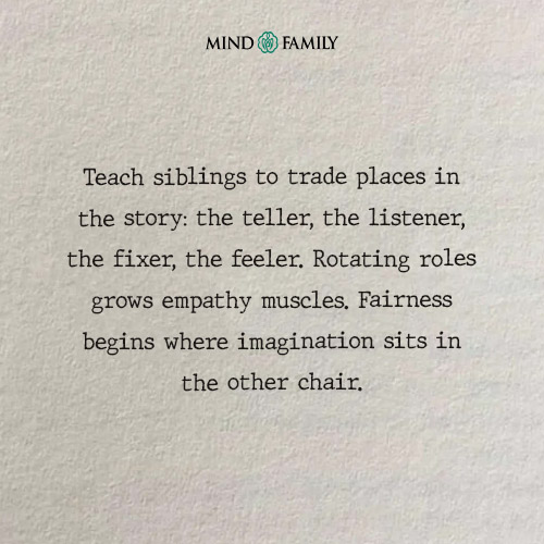 Teach siblings to trade places – Sibling Dynamics Thought