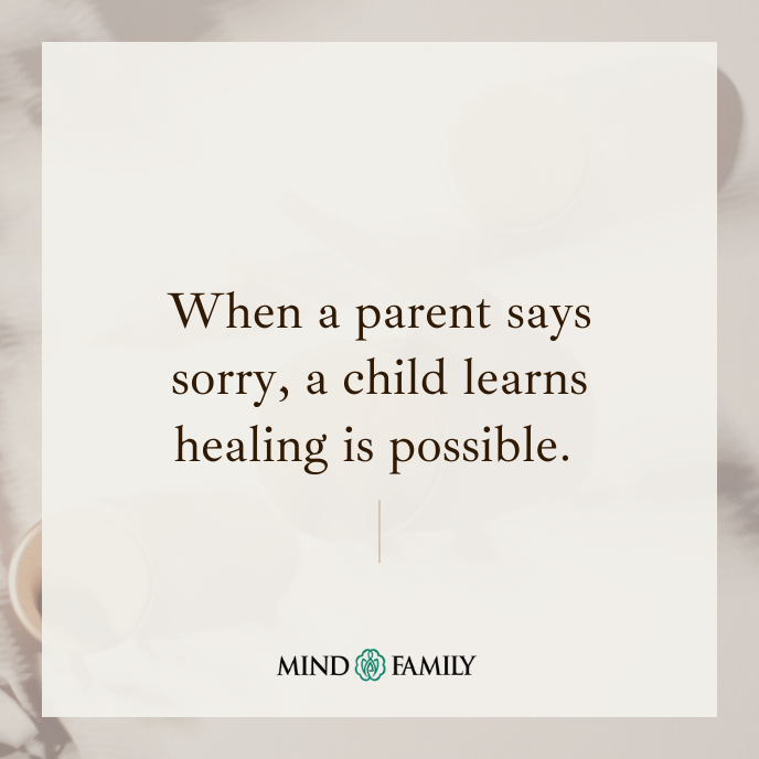 Apologies From Parents Heal Children – Parenting Mental Health
