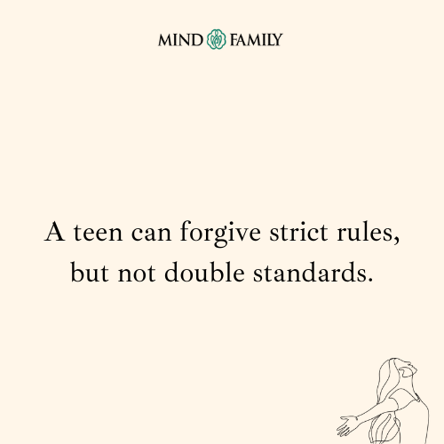 Teens Carry Hypocrisy Heavier Than Rules – Parenting