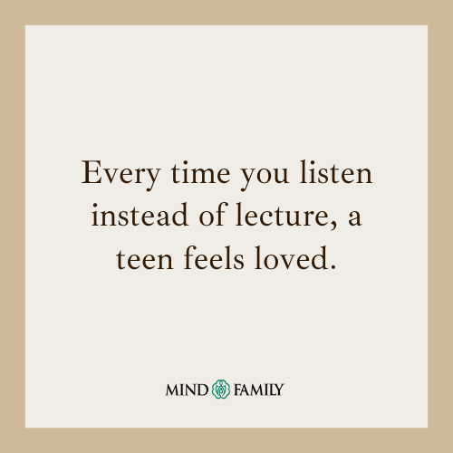 Teens Measure Love In Patience, Not Lectures – Parenting