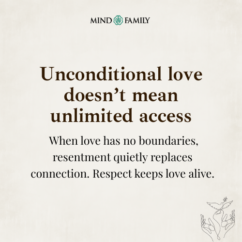 Love Without Boundaries Breeds Resentment