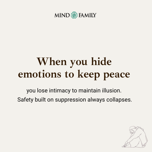 You Can’t Connect Deeply While Performing Safety