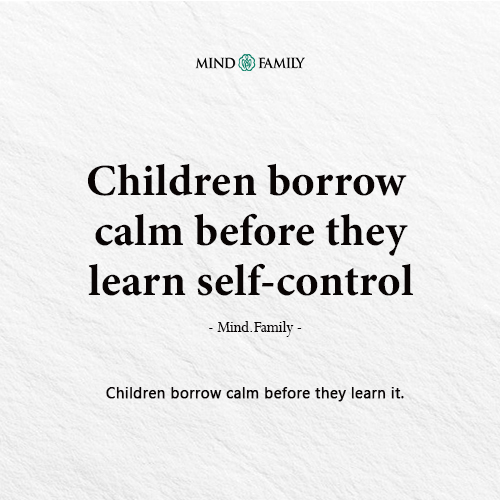 A Calm Adult Regulates A Child More Than Words Ever Can