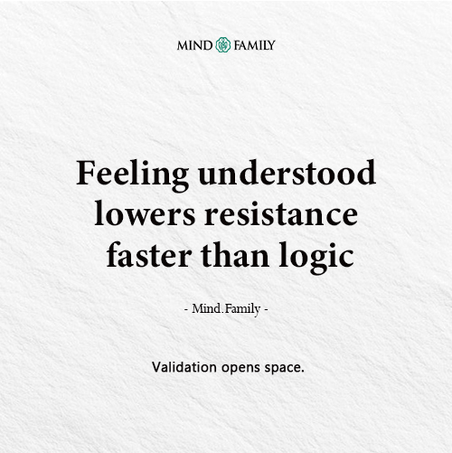 Validation Reduces Defensiveness Before Reasoning Begins