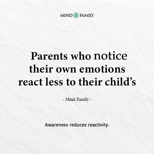 Emotional Awareness Reduces Reactive Parenting