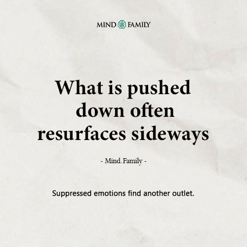 Emotional Suppression Delays, It Doesn’t Resolve