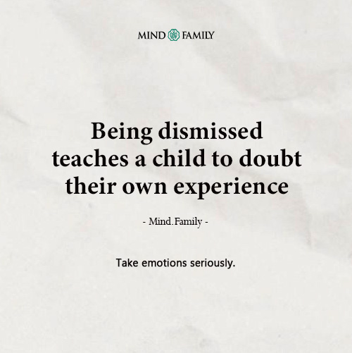 Children Feel Secure When Emotions Are Taken Seriously