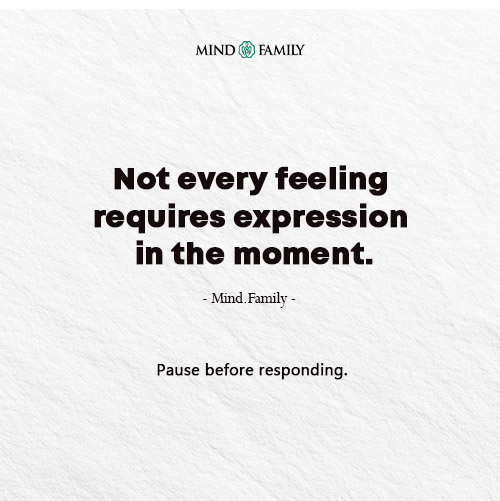 Emotional Maturity Includes Choosing When Not To Respond