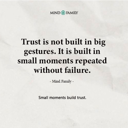 Emotional Safety Is Built In Small Consistent Moments